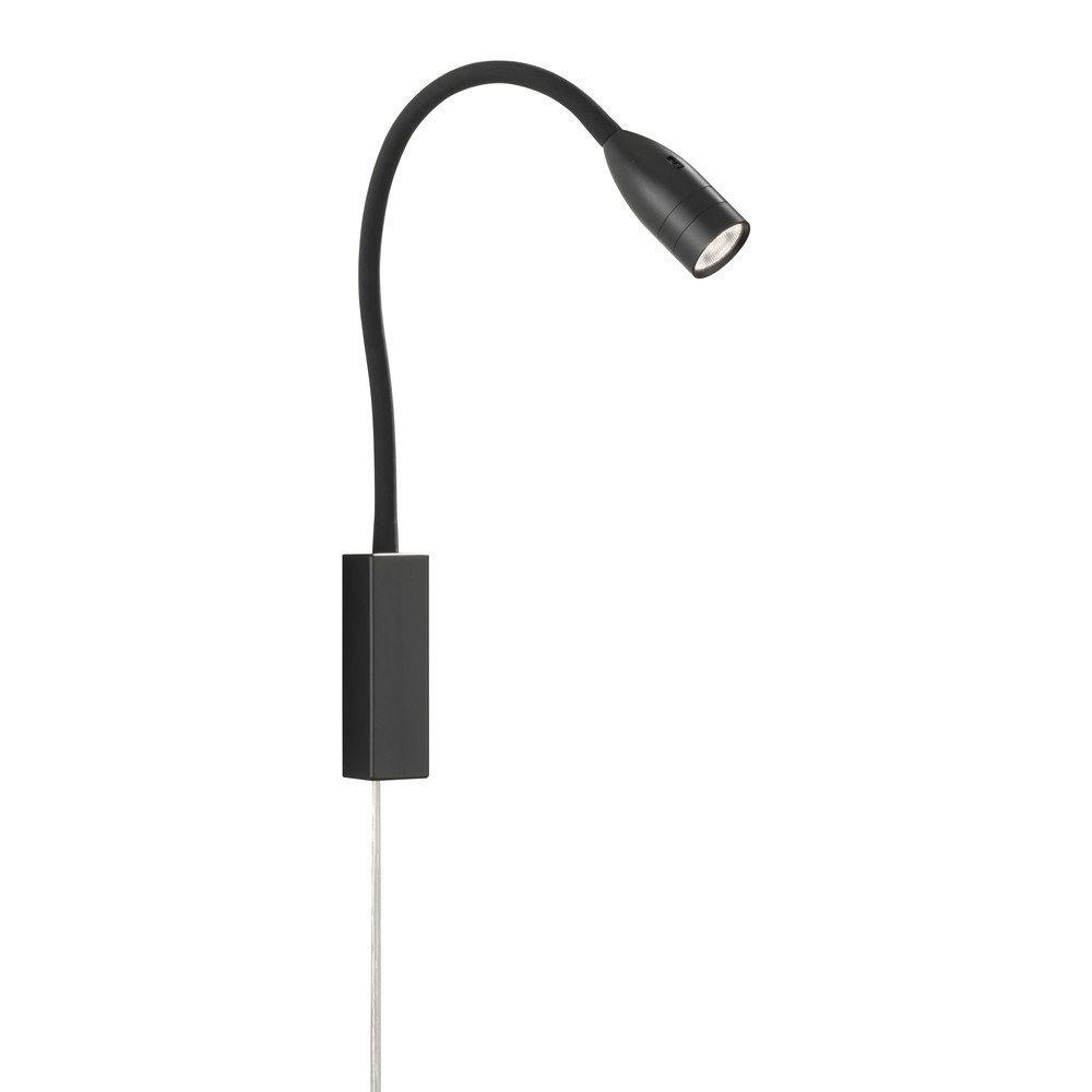 Fekete fém LED dimmelhető spotlámpa Sten – Fischer & Honsel