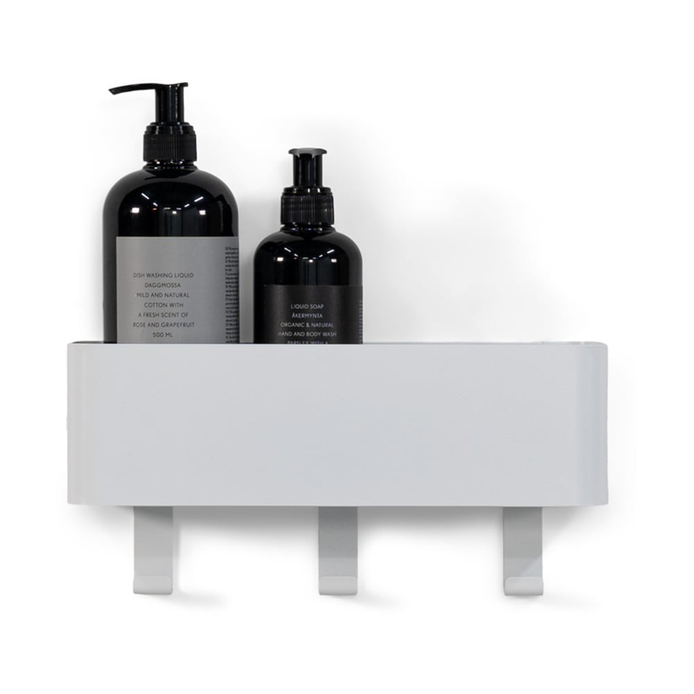 Fehér fali acél fürdőszobai polc multi – spinder design
