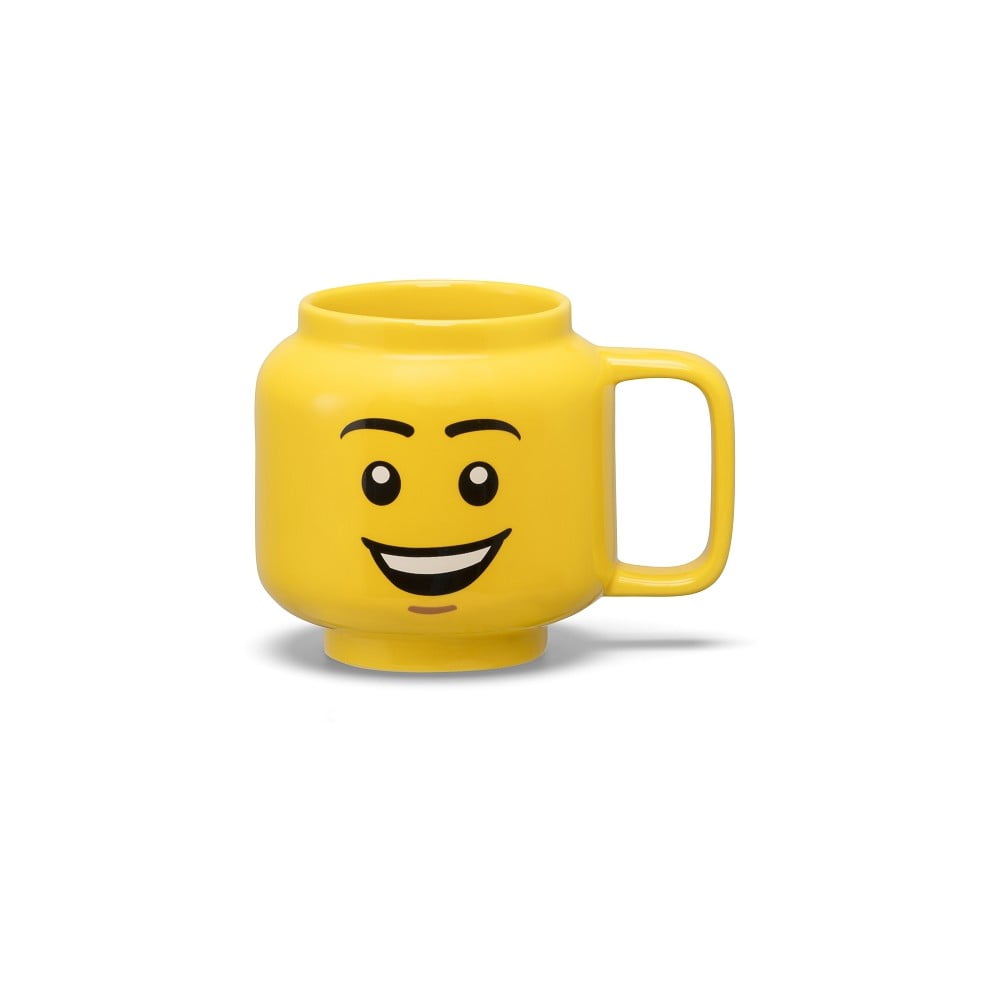 Sárga kerámia gyerek bögre 255 ml Head – LEGO®