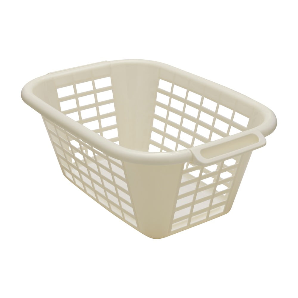 Rect Laundry Basket krémszínű szennyeskosár, 40 l - Addis