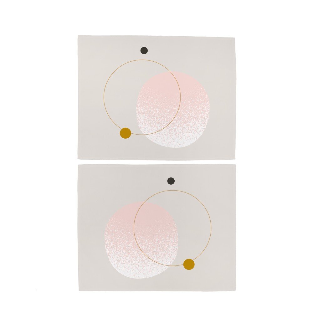 Terracotta Leaf 2 db-os pamut tányéralátét szett - Butter Kings