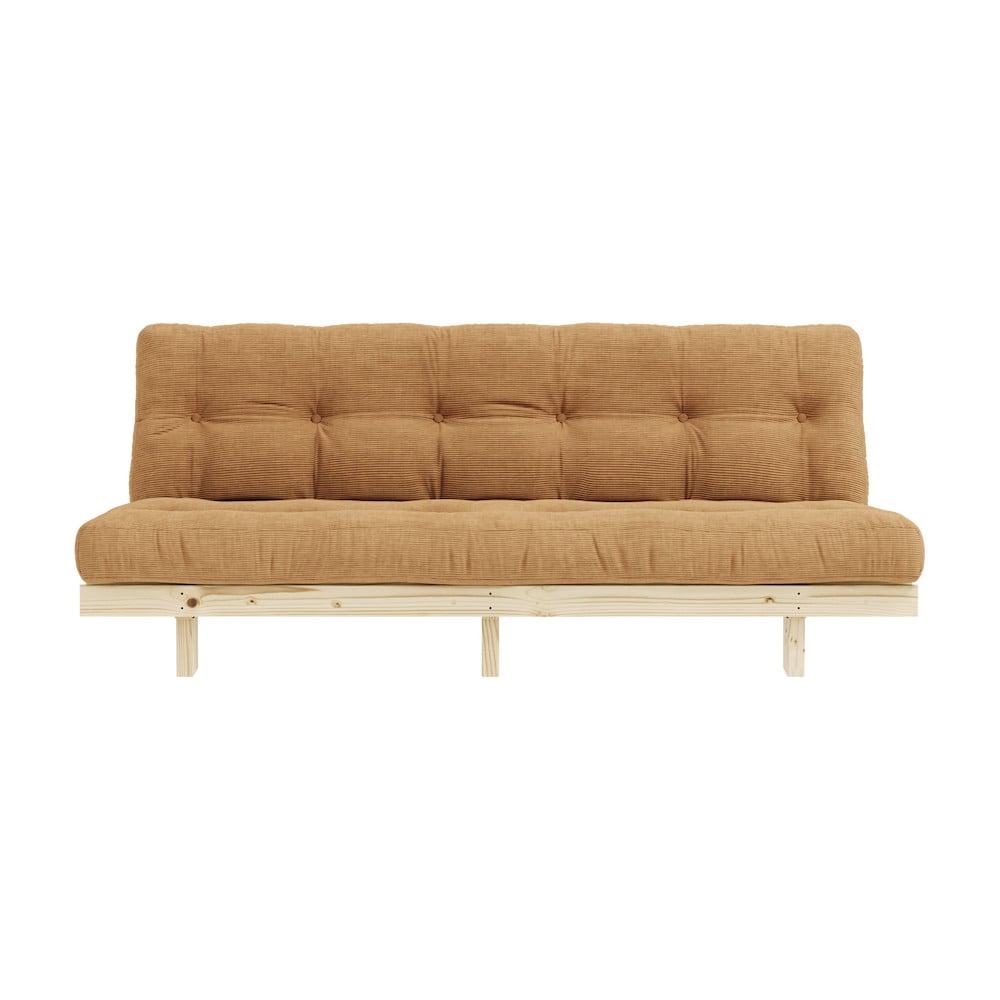 Mustársárga kinyitható kanapé 190 cm Lean – Karup Design