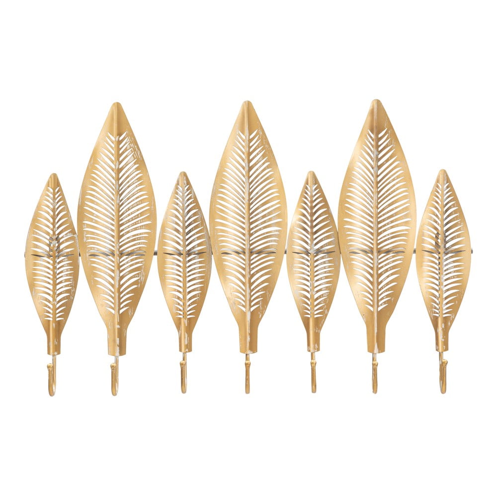 Aranyszínű fém fali fogas long leaf – mauro ferretti