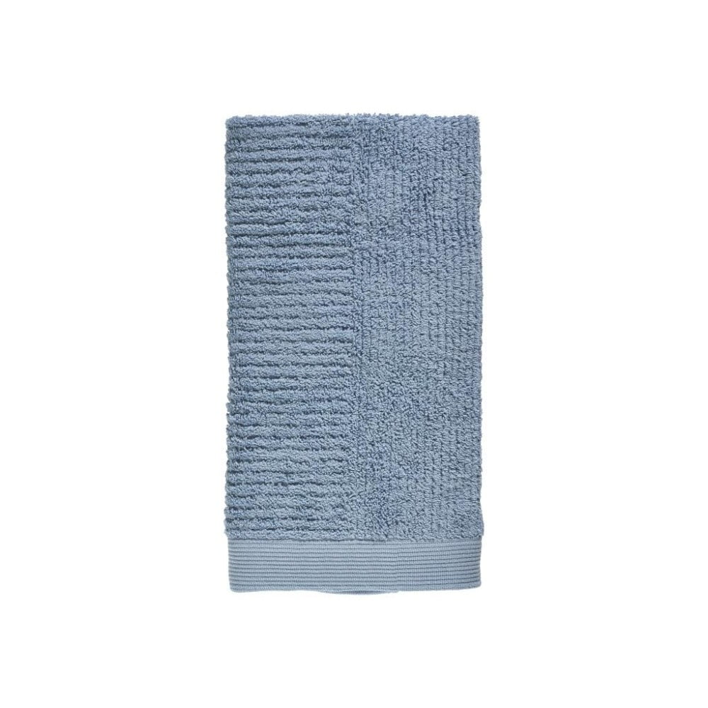 Classic Blue Fog kék pamut törölköző, 50 x 100 cm - Zone