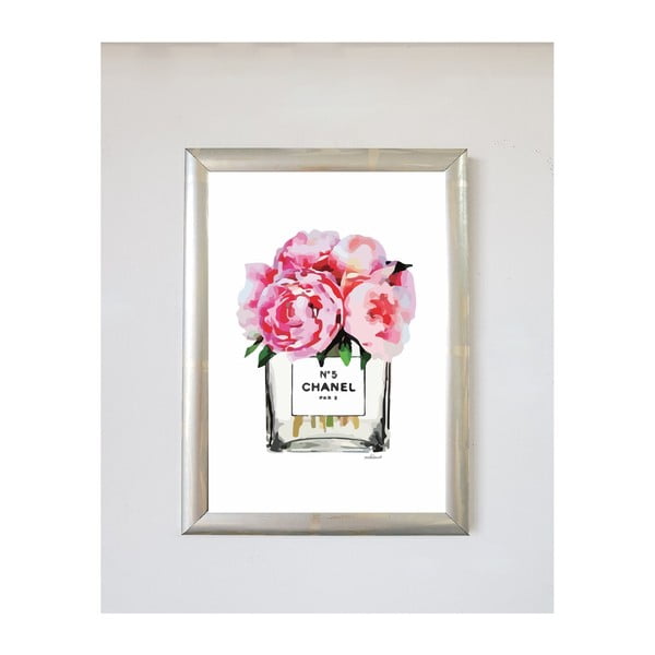 Flowers With Parfume keretezett kép, 23 x 33 cm - Piacenza Art