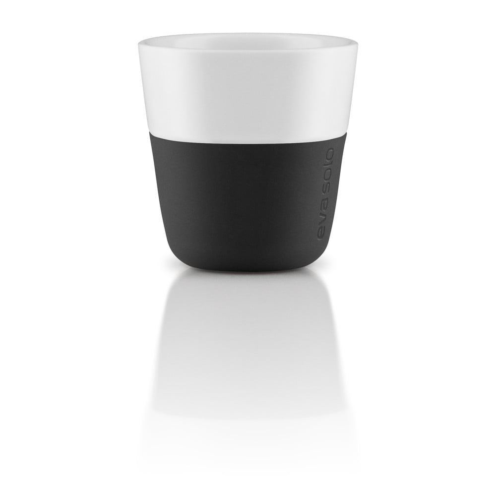 2 db-os fekete-fehér csésze szett, 80 ml - Eva Solo