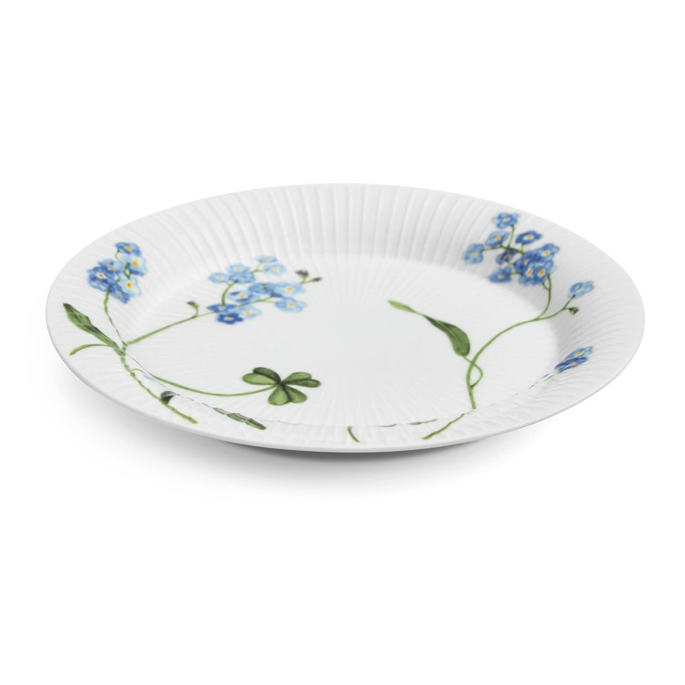 Fehér desszertes porcelán tányér húsvéti mintával ø 22 cm Hammershøi Summer – Kähler Design