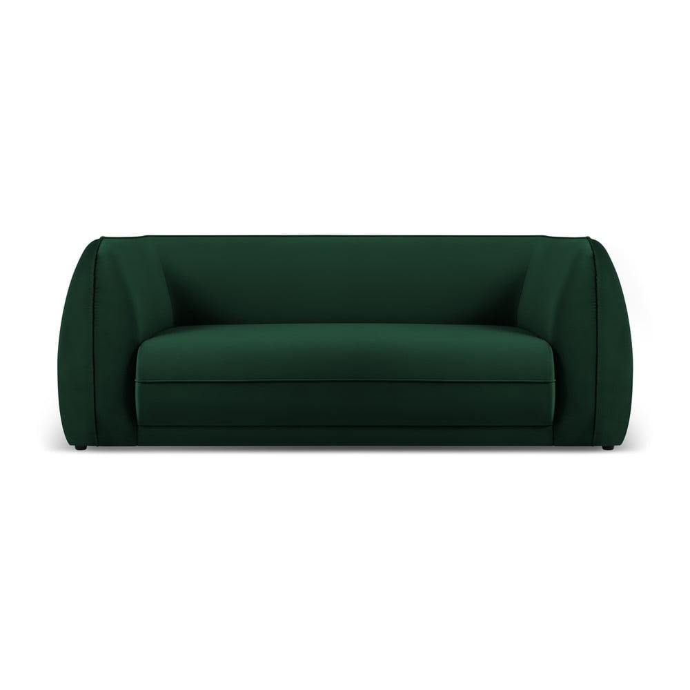 Zöld bársony kanapé 190 cm lando – micadoni home