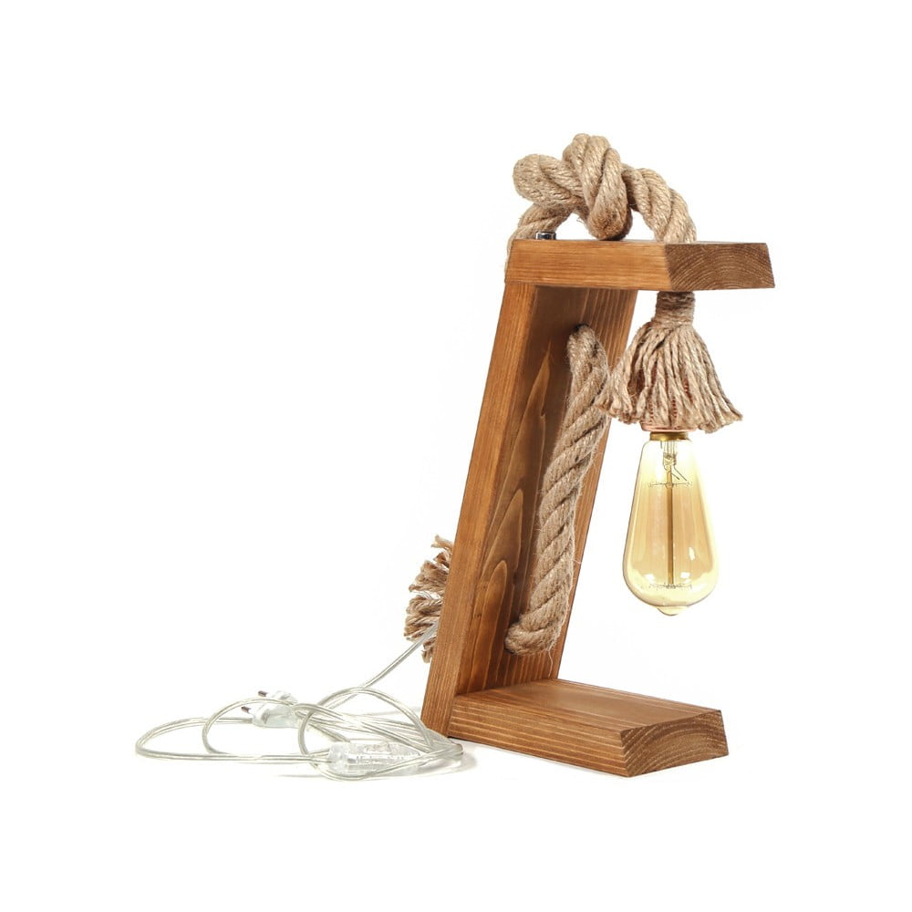 Natúr színű asztali lámpa (magasság 10 cm) – Opviq lights