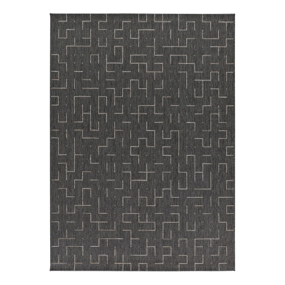 Sötétszürke kültéri szőnyeg 130x190 cm Breeze – Universal