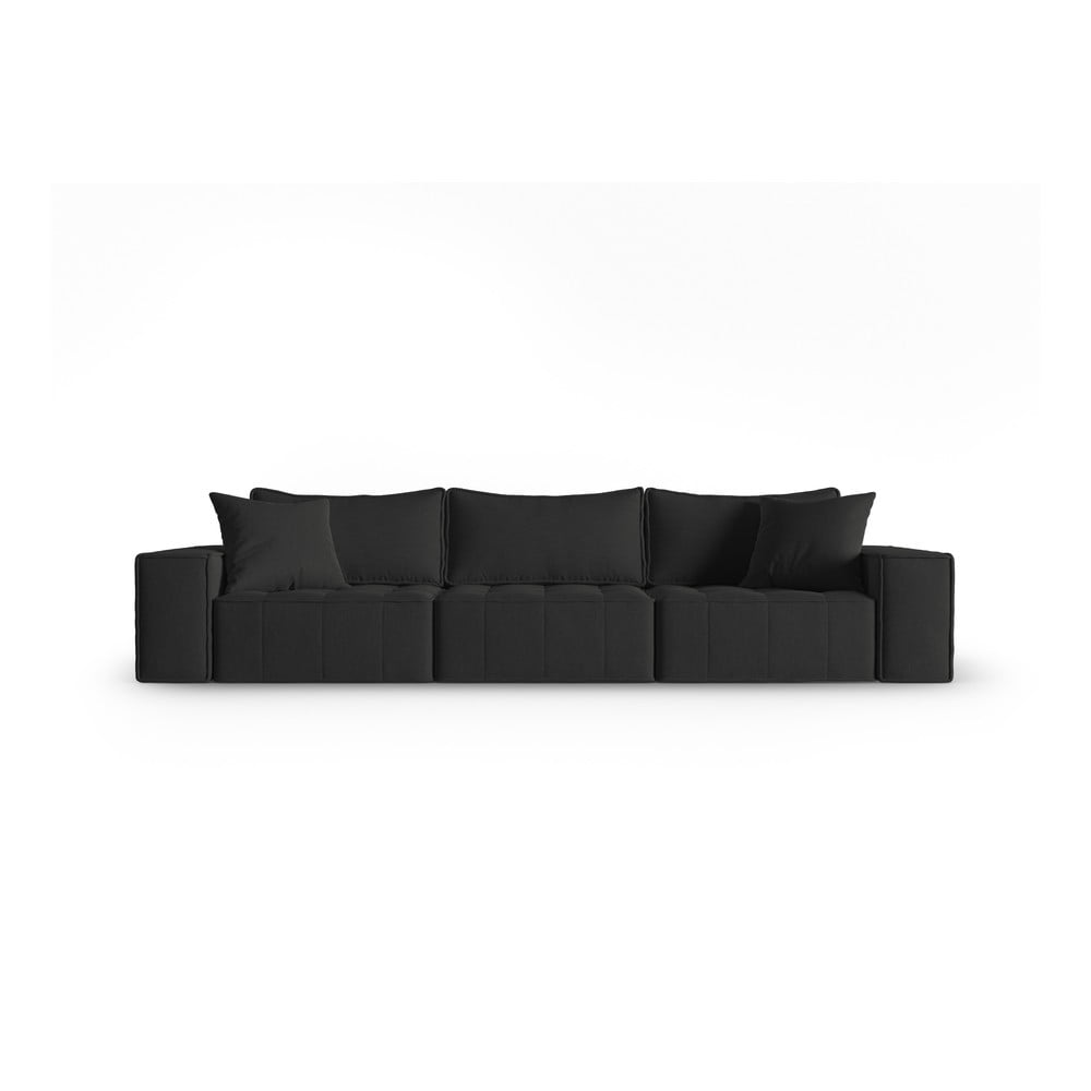 Fekete kanapé 292 cm mike – micadoni home
