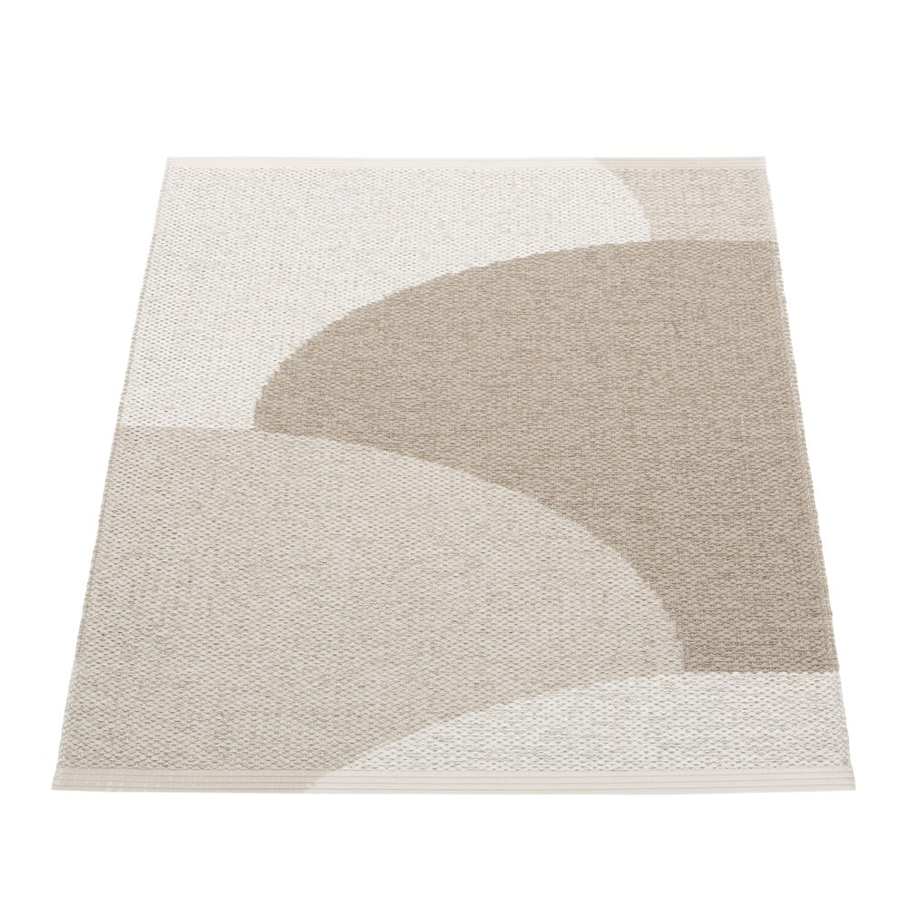 Bézs kültéri-beltéri szőnyeg 70x90 cm Hill Dark Linen – Pappelina
