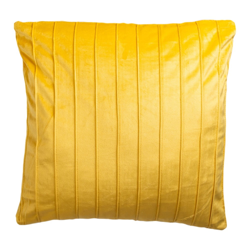 Stripe sárga díszpárna, 45 x 45 cm - JAHU collections