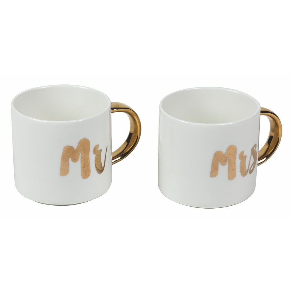 Mr & Mrs 2 db-os porcelán bögre szett, 280 ml - Villa d'Este