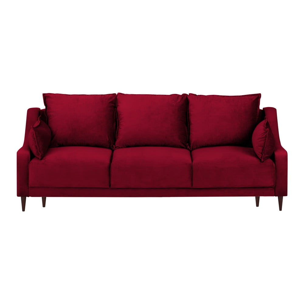 Freesia piros kinyitható kanapé tárolóhellyel - mazzini sofas