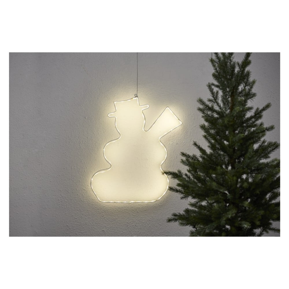 Lumiwall Snowman függő világító LED dekoráció, magasság 50 cm - Star Trading