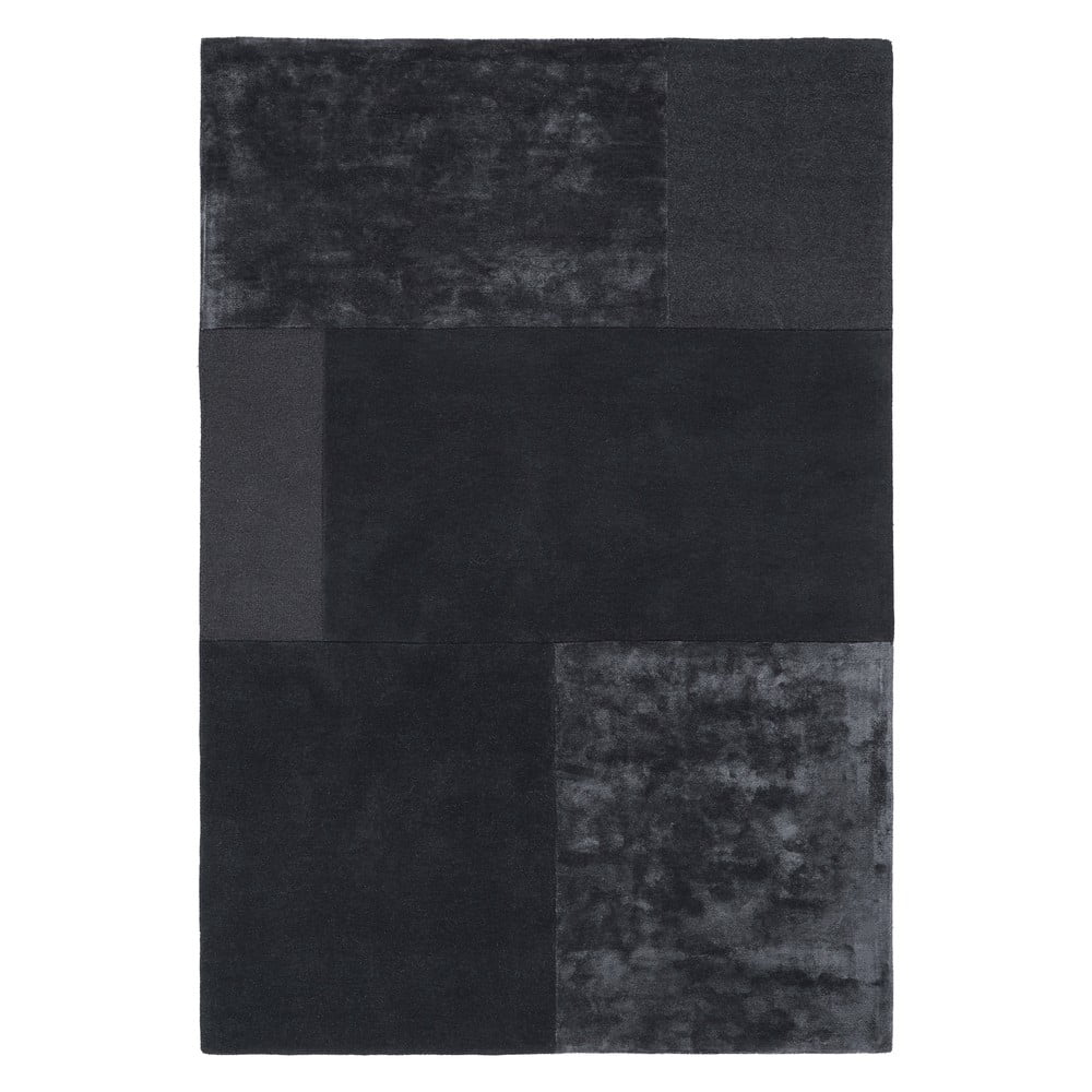 Tate tonal textures antracitszürke szőnyeg, 160 x 230 cm - asiatic carpets