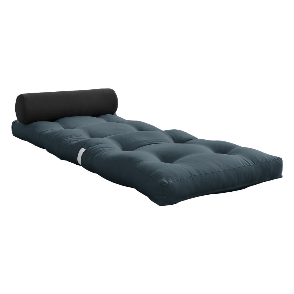 Kékesszürke futon matrac 70x200 cm Wrap Petroleum/Dark Grey – Karup Design