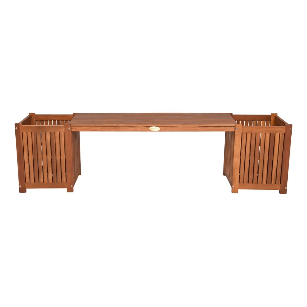 Natúr színű tömörfa kerti pad Vanda – Garden Pleasure