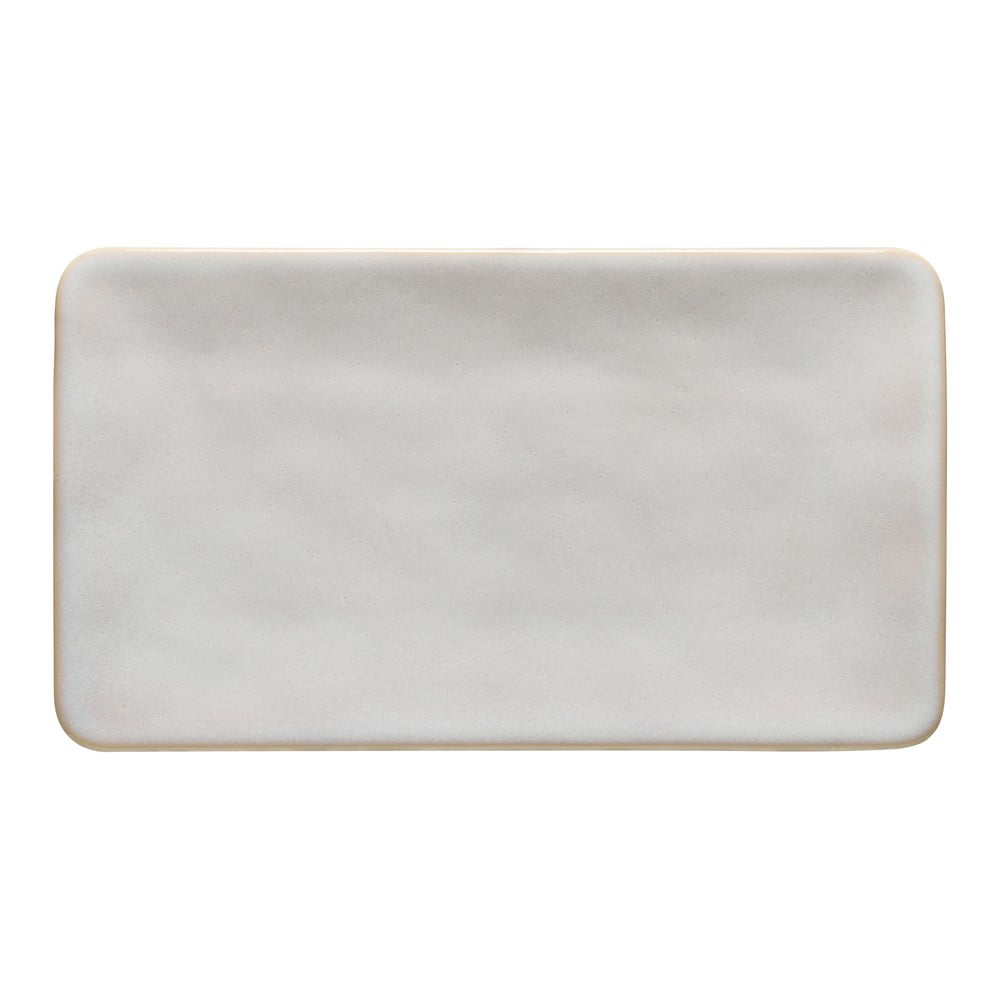 Roda fehér agyagkerámia tányér, 28 x 16 cm - Costa Nova