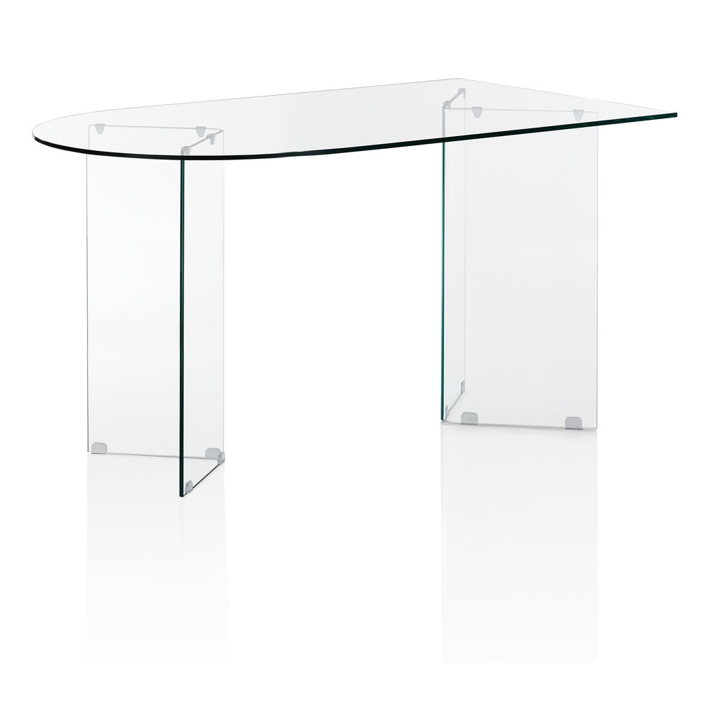 Üveg étkezőasztal 80x130 cm Kaya – Tomasucci