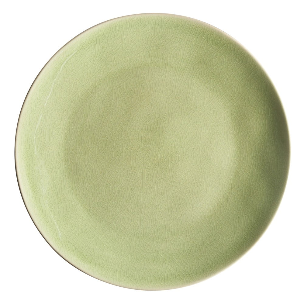 Riviera világoszöld agyagkerámia tányér, ⌀ 27 cm - Costa Nova