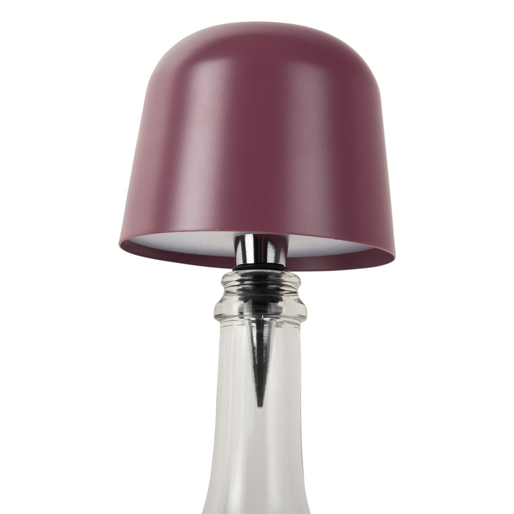 Mályvaszínű LED asztali lámpa üvegre, fém búrával (magasság 13 cm) Cone Hat LED – Leitmotiv