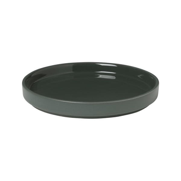 Pilar sötétzöld kerámia tányér, ø 14 cm - Blomus