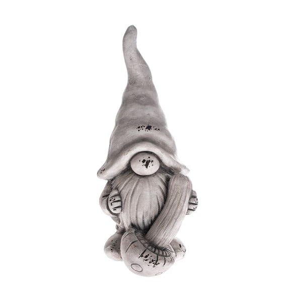 Gnome szürke dekoráció, magasság 44,5 cm - Dakls