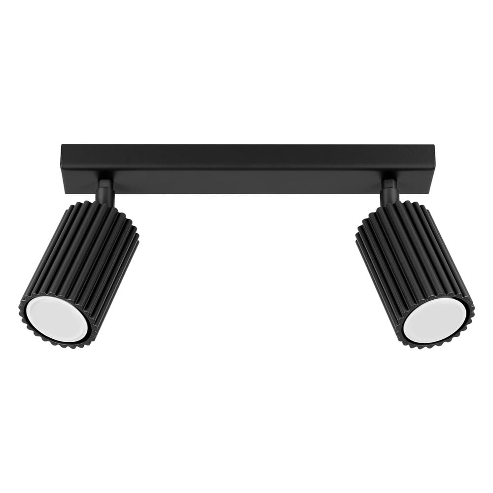 Fekete mennyezeti lámpa 6,5x30 cm Gleam – Nice Lamps