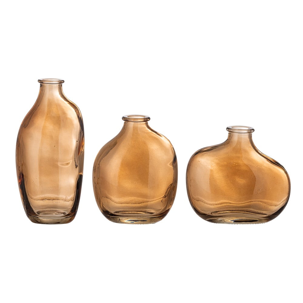 Narancssárga üveg váza (magasság 15,5 cm) Tilia – Bloomingville