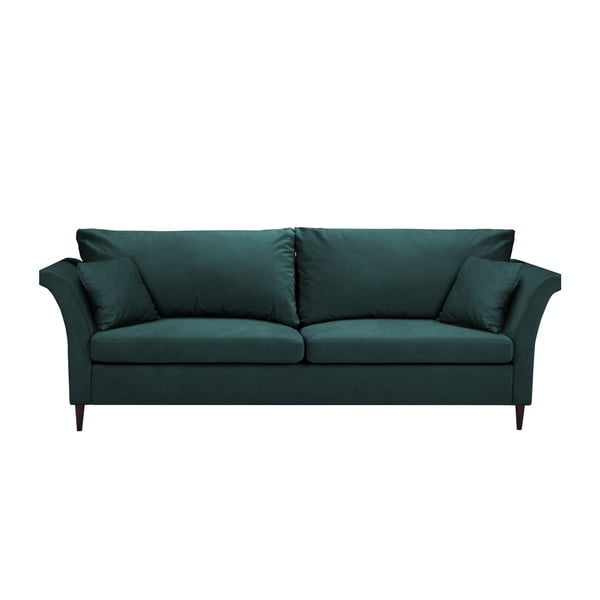Pivoine zöldeskék kinyitható kanapé, ágyneműtartóval - Mazzini Sofas