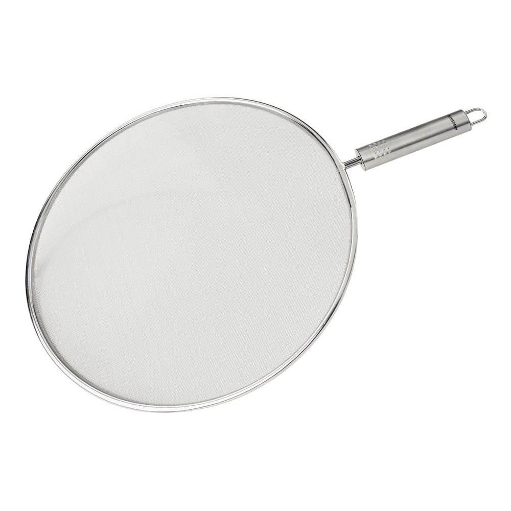 Food & More Oval rozsdamentes acél védőszita, ø 29 cm - Fackelmann