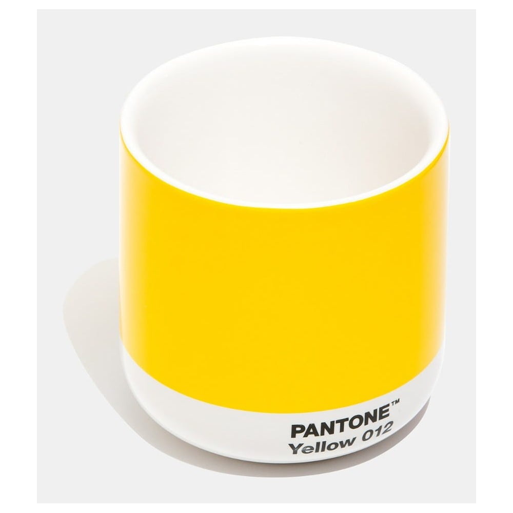 Sárga kerámia bögre 175 ml Cortado Yellow 012 – Pantone