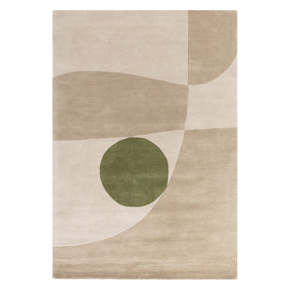 Bézs gyapjú szőnyeg 160x230 cm reef – asiatic carpets