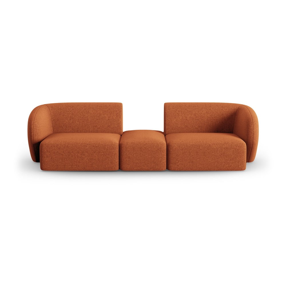 Narancssárga kanapé 239 cm shane – micadoni home