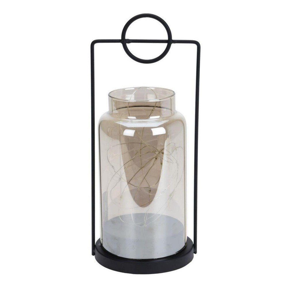 Fekete kültéri LED lámpás (magasság 25 cm) – Koopman
