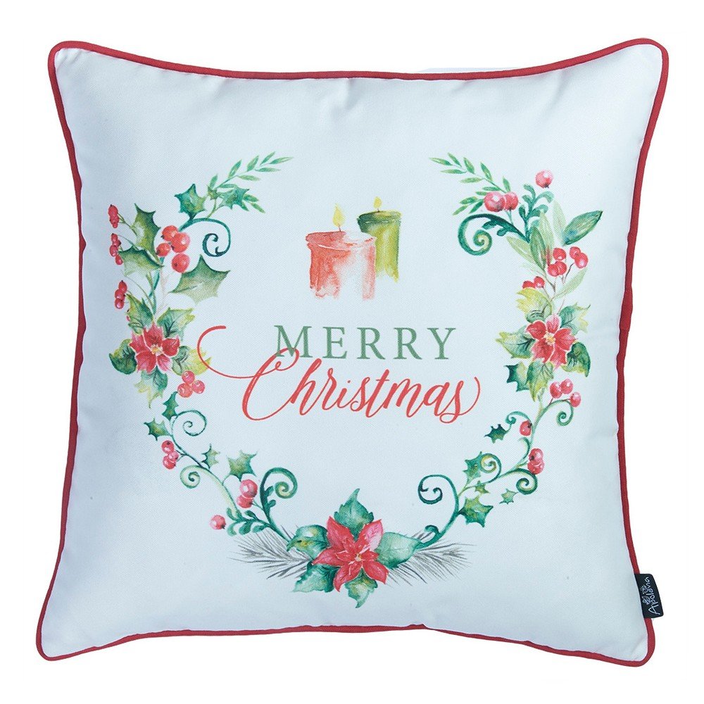 Honey Candles párnahuzat karácsonyi motívummal, 45 x 45 cm - Mike & Co. NEW YORK