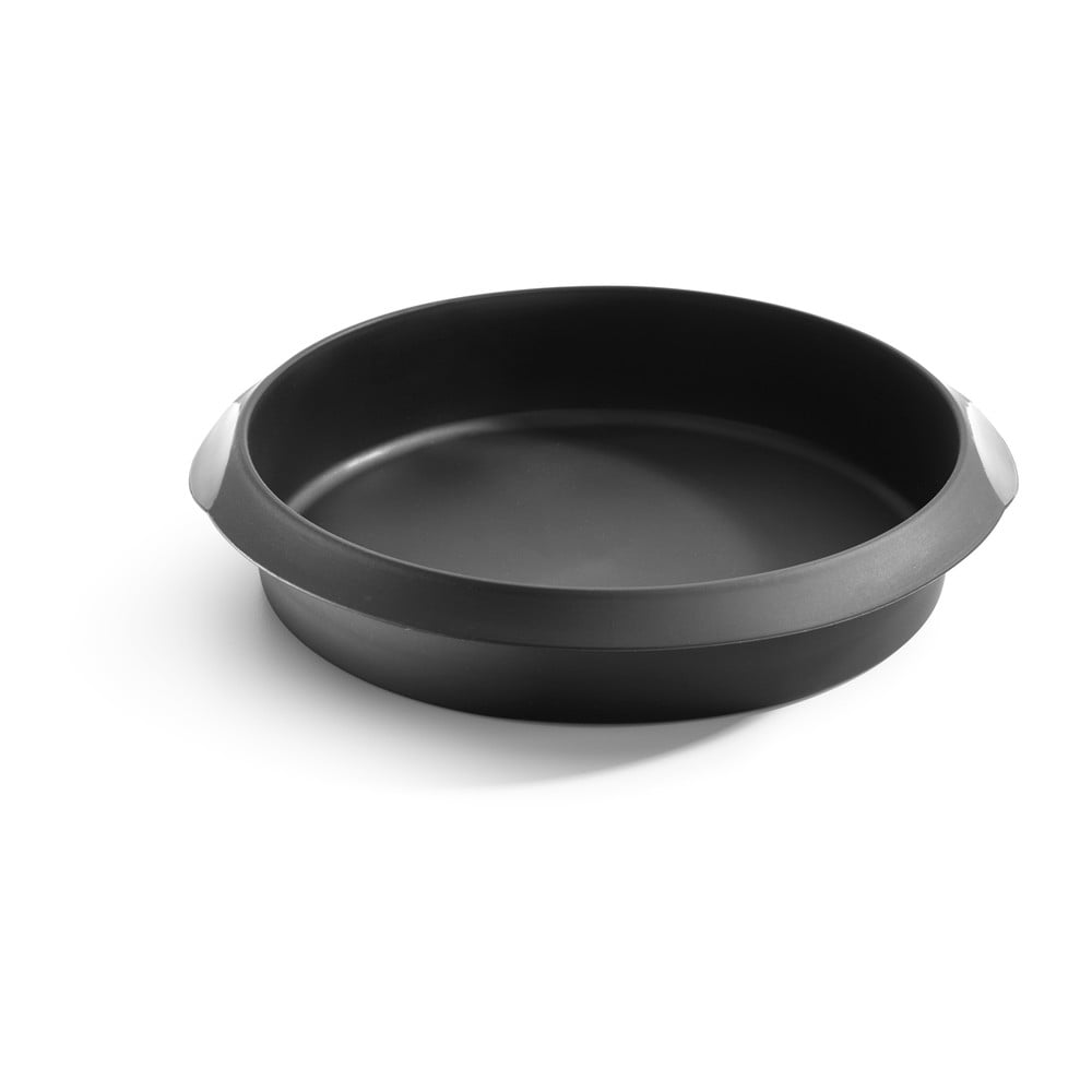 Fekete szilikon sütőforma, ⌀ 24 cm - Lékué