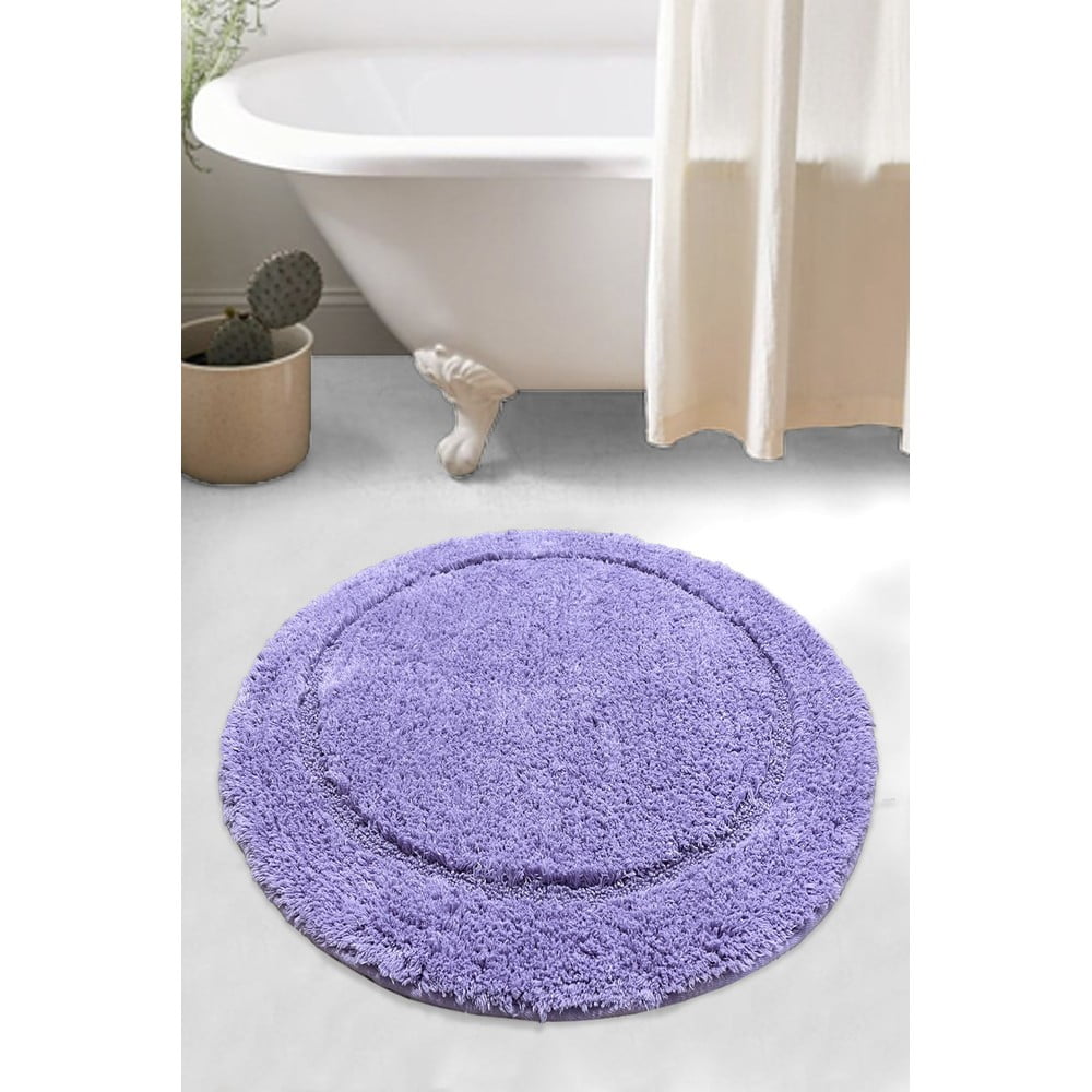 Lila fürdőszobai kilépő Wolle – Foutastic