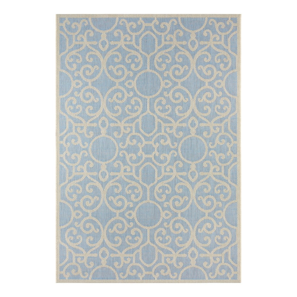 Nebo kék-bézs kültéri szőnyeg, 200 x 290 cm - NORTHRUGS