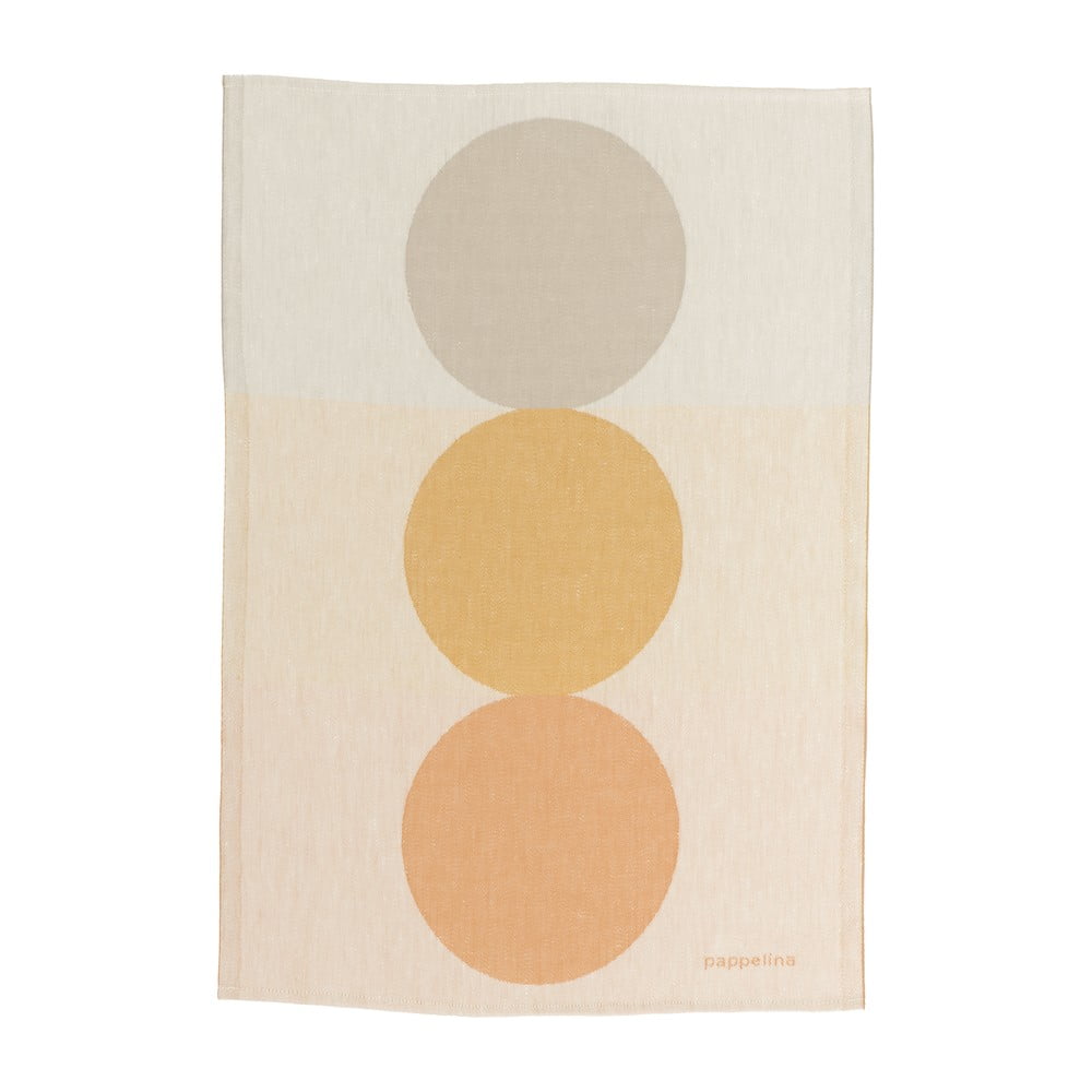 Lenkeverék konyharuha 46x66 cm Otto Ochre – Pappelina