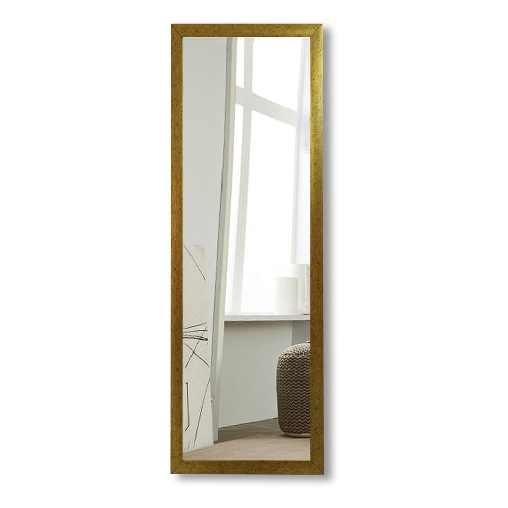 Fali tükör aranyszínű kerettel, 40 x 105 cm - Oyo Concept