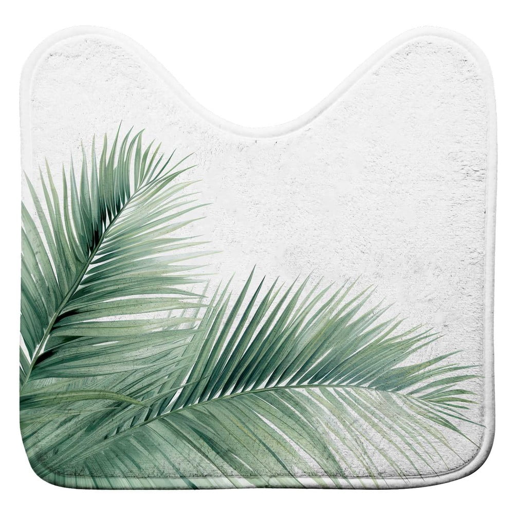 Fehér-zöld fürdőszobai kilépő WC-hez 45x45 cm Havane – douceur d'intérieur