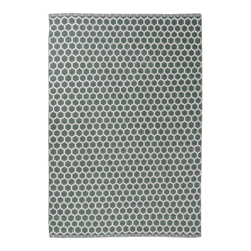 Narbonne zöld-fehér szőnyeg, 140 x 200 cm - House Nordic