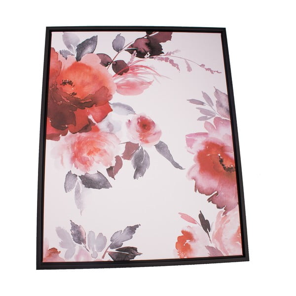 Pinky Roses keretes fali kép, 40 x 50 cm - Dakls