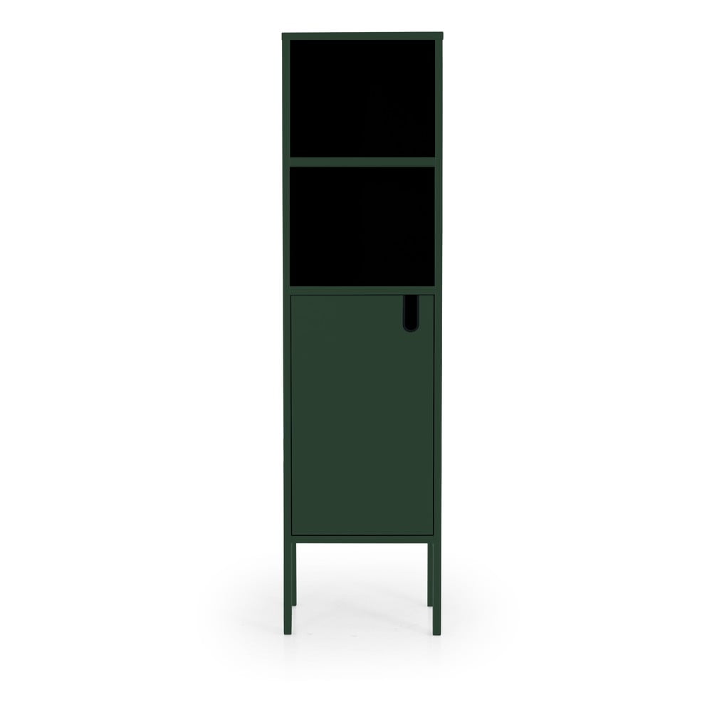Uno sötétzöld szekrény, magasság 152 cm - Tenzo