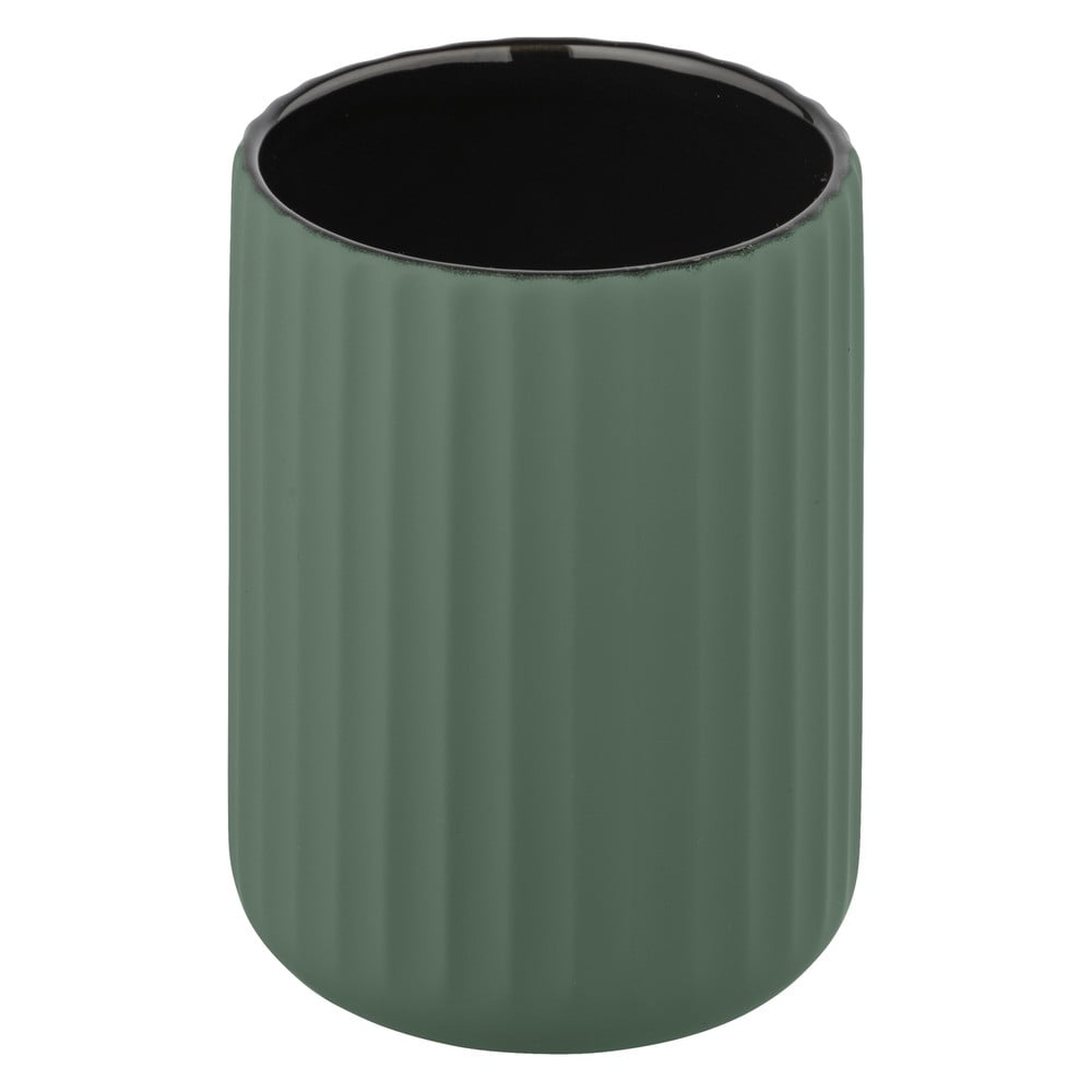 Belluno zöld kerámia fogkefetartó pohár - Wenko