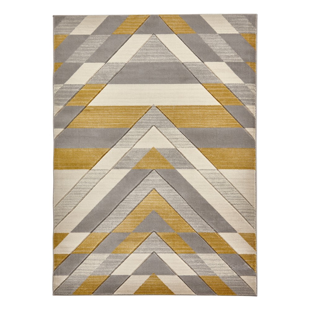 Pembroke sárga-bézs szőnyeg, 120 x 170 cm - Think Rugs
