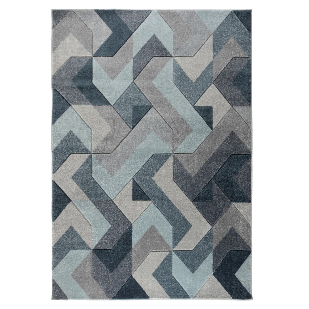 Aurora kék-szürke szőnyeg, 160 x 230 cm - flair rugs